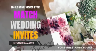 Bridal Shower Invites: Match or Clash with Wedding Theme?