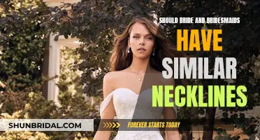 Neckline Similarity: Brides and Bridesmaids, a Fashion Faux Pas?