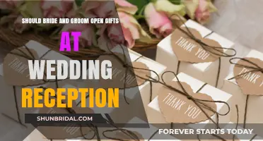 Should Bride and Groom Open Gifts at the Wedding Reception?