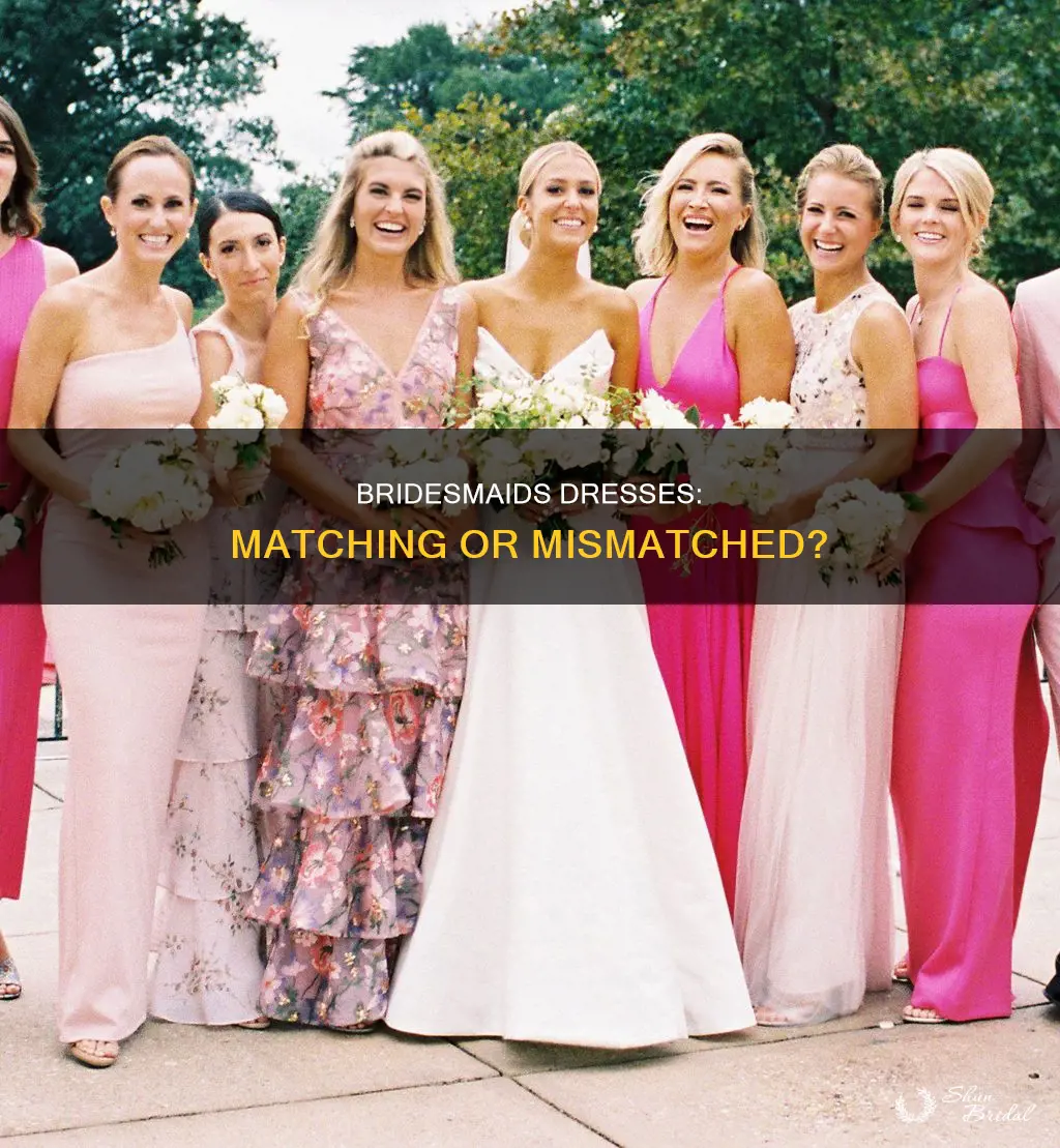 should bridesmaids dresses match