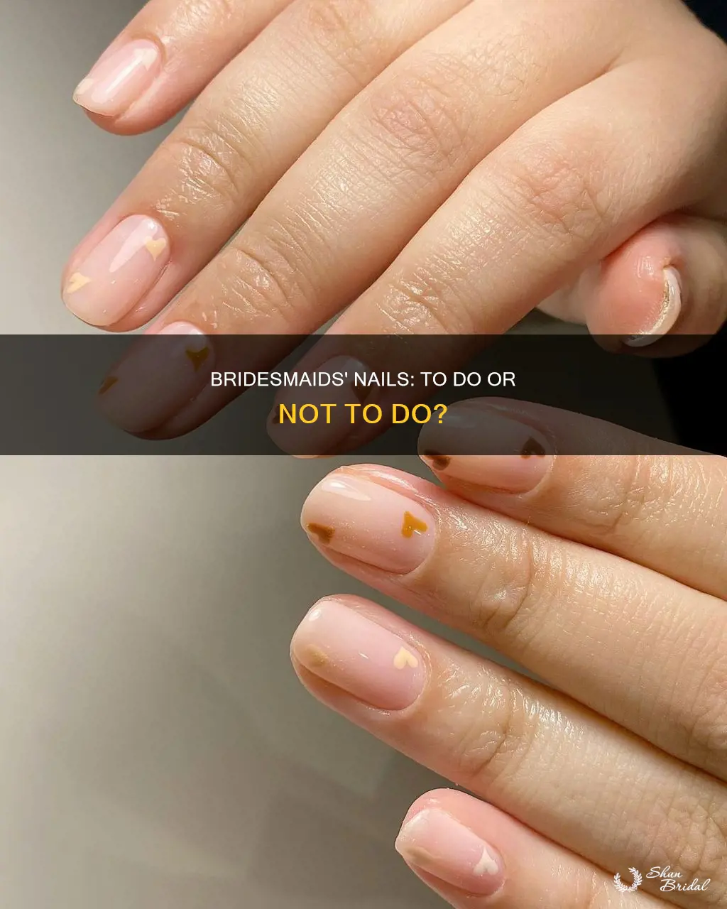 should bridesmaids get their nails done