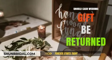 Should You Return Cash Wedding Gifts? Etiquette and Considerations