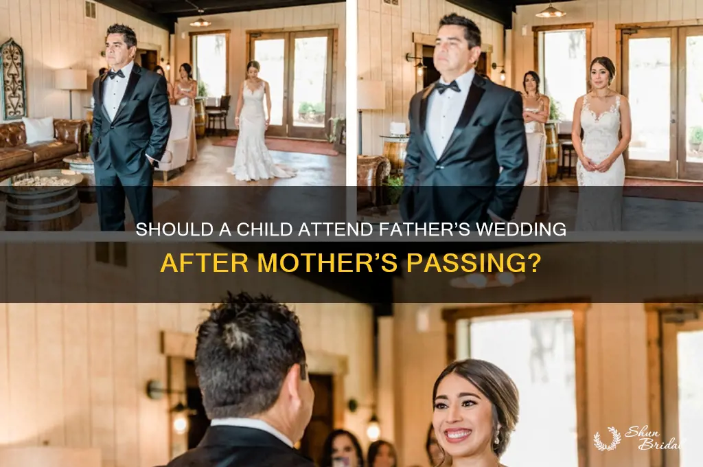 should child go to father wedding if mom is dead