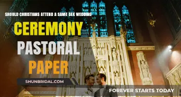 Should Christians Attend Same-Sex Weddings? A Pastoral Perspective