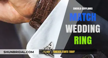 Cufflinks and Wedding Rings: Matching Metals for the Big Day