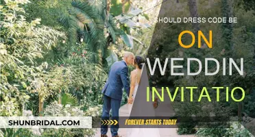 Wedding Dress Code: To Include or Not?