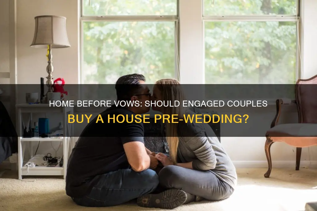 should engaged couple buy a house before or after wedding