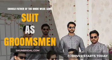 Father of the Bride vs. Groomsmen: Matching Suits or Unique Style?