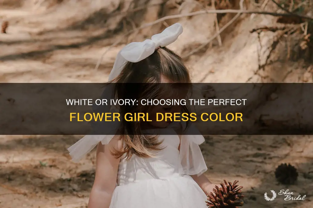 should flower girl dress be white or ivory