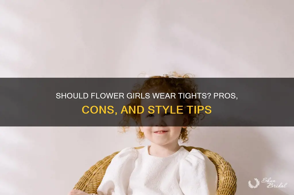 should flower girl wear tights