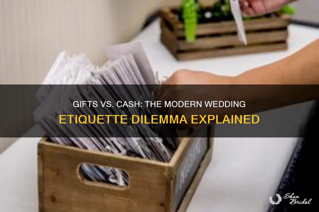 should gifts or money for weddings
