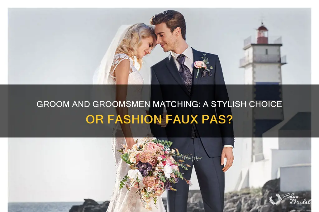 should groom and groomsmen match