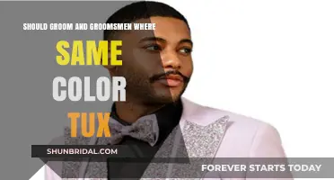 Matching Tuxedos: Should Grooms and Groomsmen Coordinate Colors?