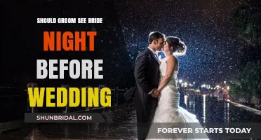 Should the Groom See the Bride the Night Before the Wedding?