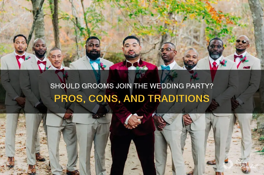 should grooms be part of the wedding party
