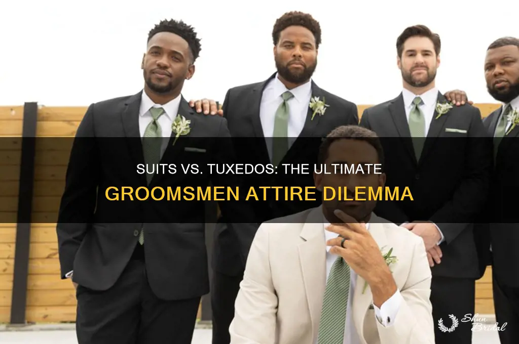 should groomsmen get suits or tux