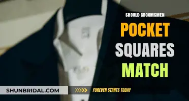 Should Groomsmen Pocket Squares Match? A Guide to Wedding Style