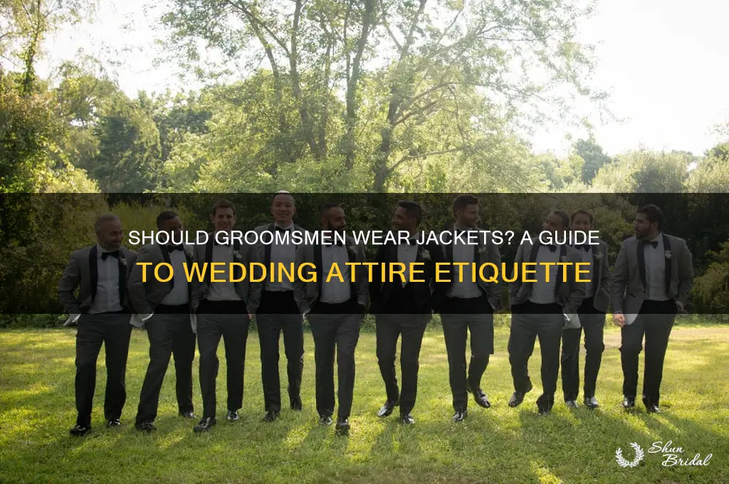 should groomsmen wear jackets