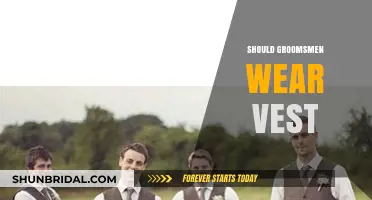 Should Groomsmen Wear Vests? A Guide to Wedding Attire