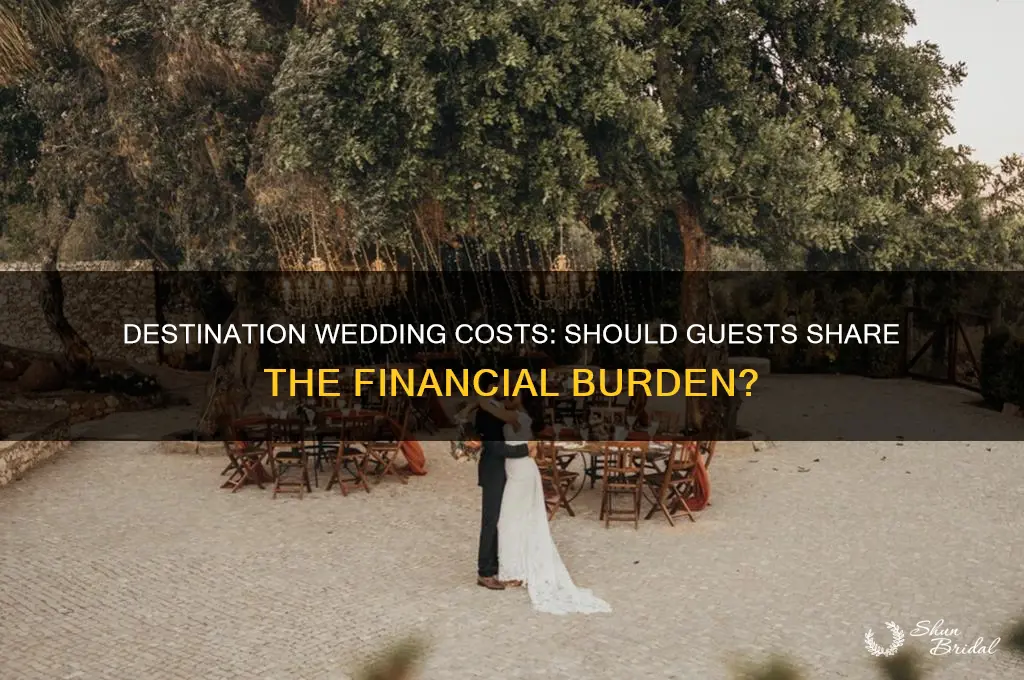 should guests pay for a destination wedding
