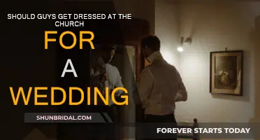 Grooms, Get Dressed at the Church?