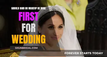 Makeup or Hair First on Your Wedding Day?