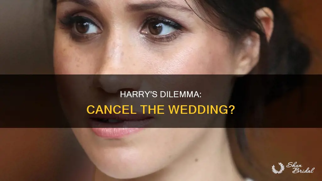 should harry cancel the wedding