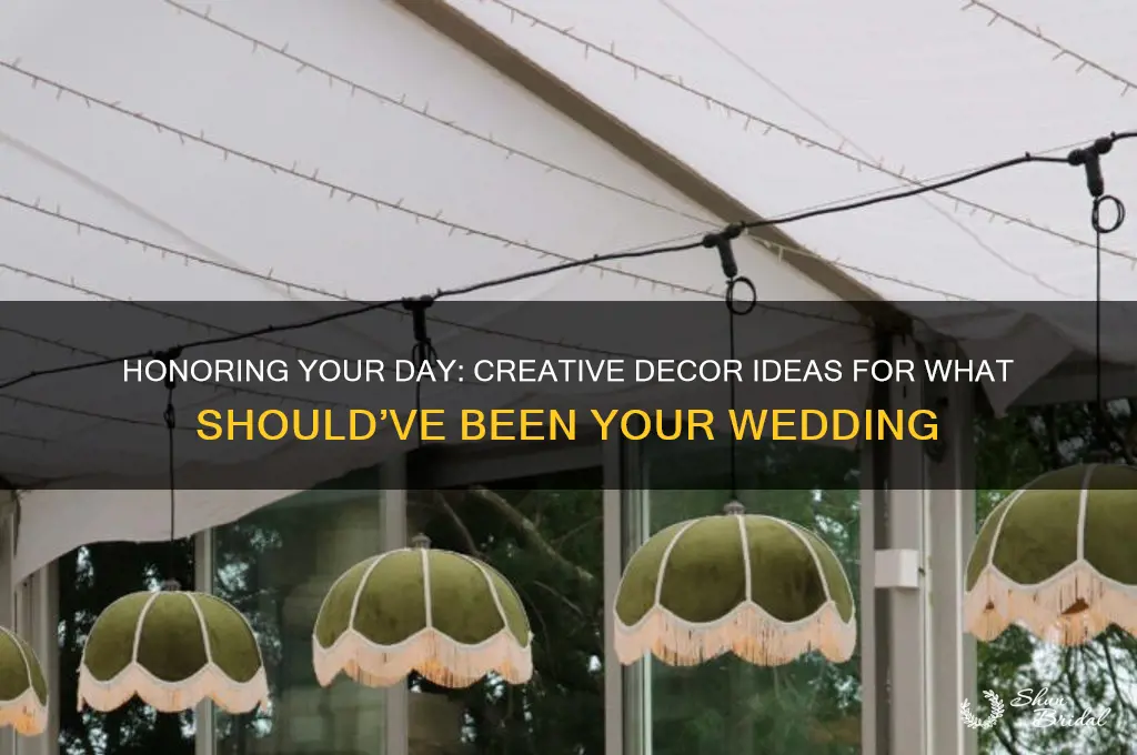 should have been your wedding day decorations