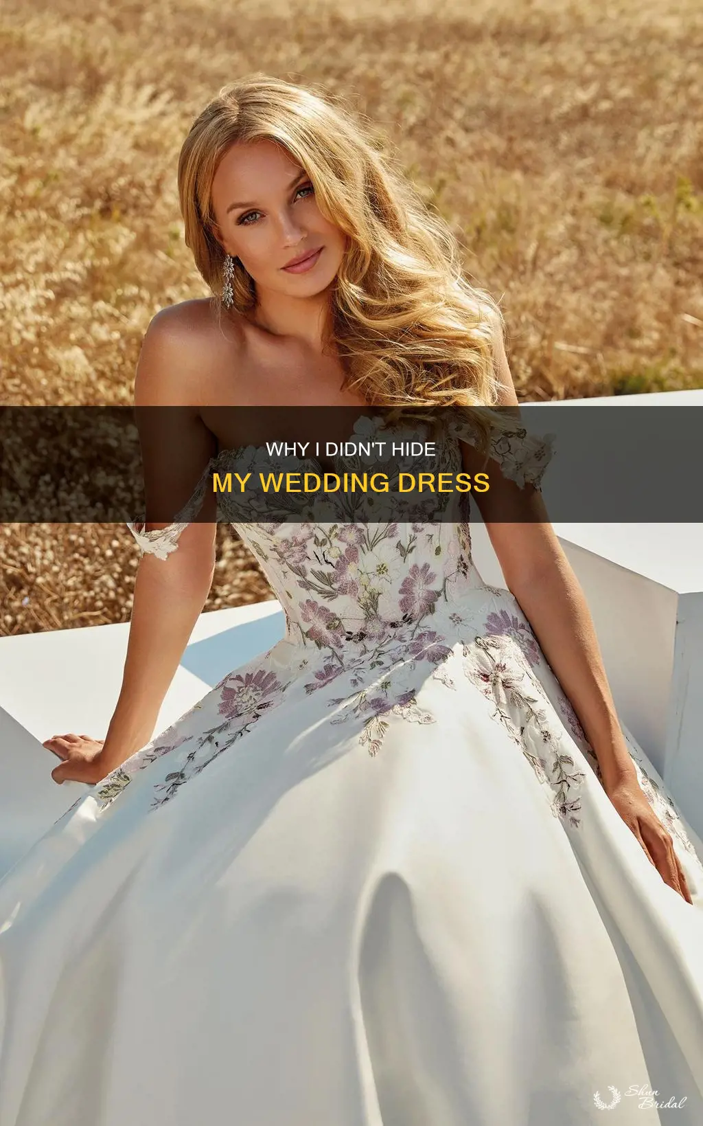 should have shown people my wedding dress
