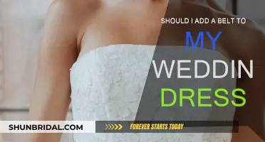 Adding a Belt to Your Wedding Dress: A Good Idea?