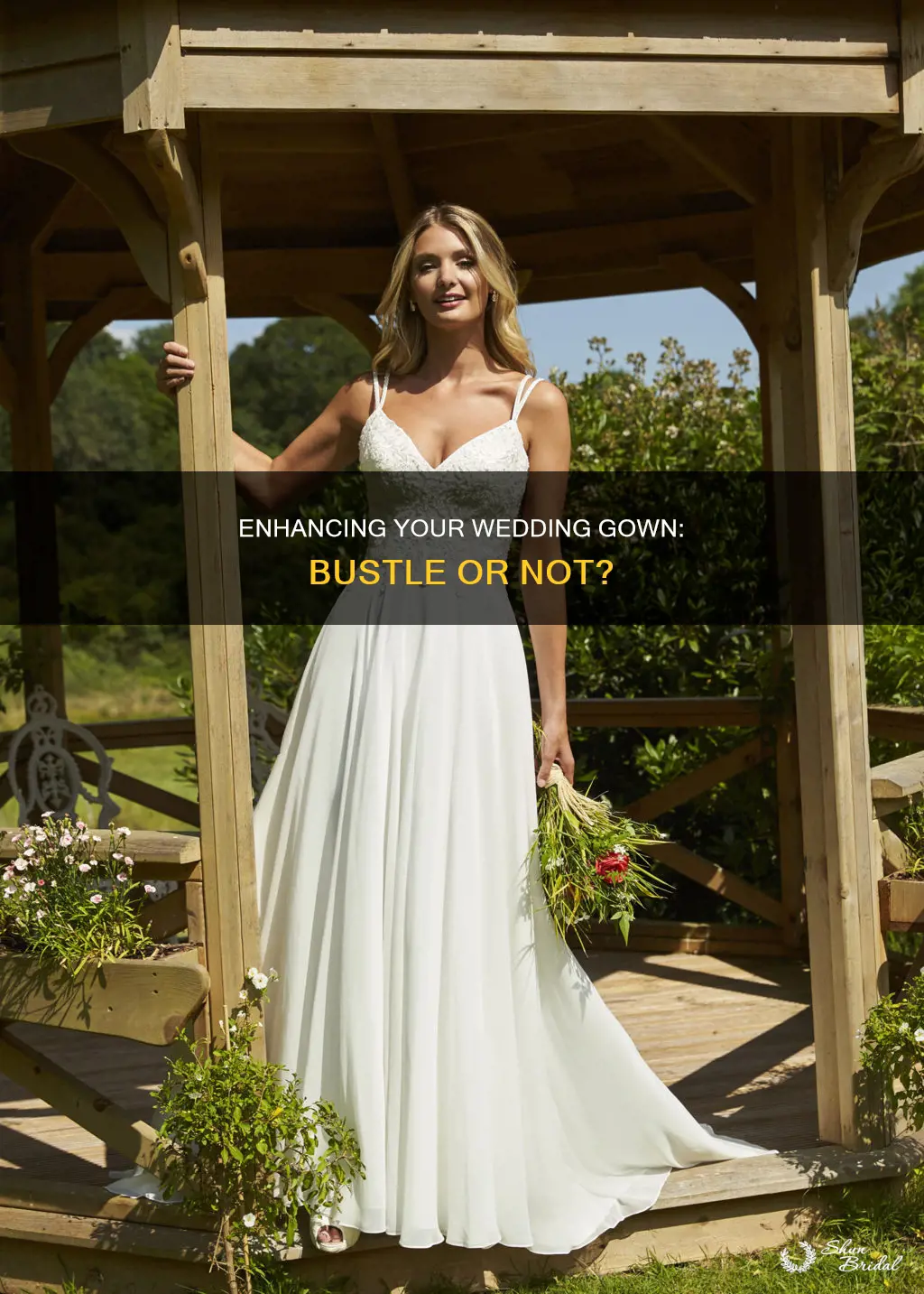 should I add a bustle to my wedding dress