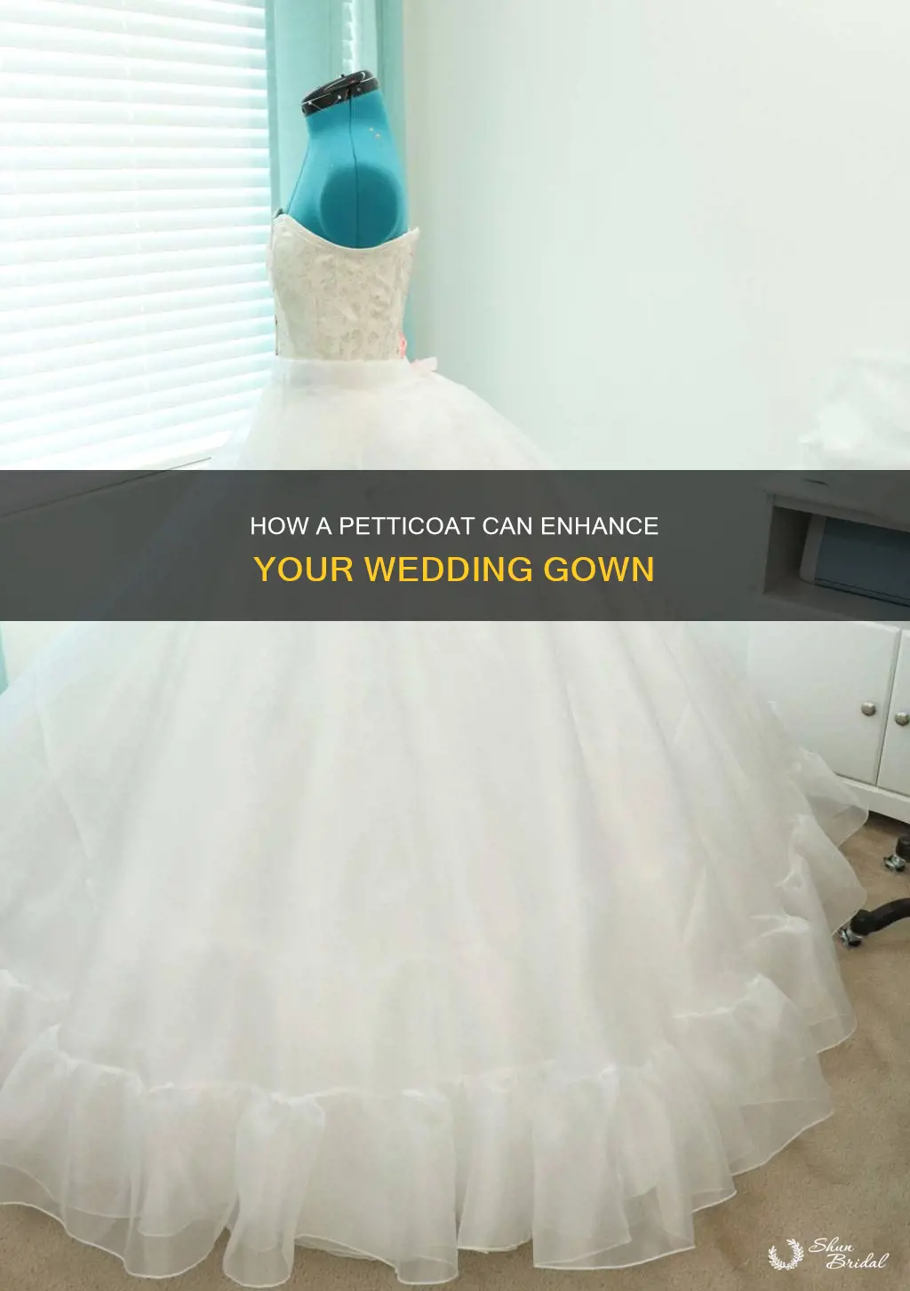 should I add a petticoat to my wedding dress