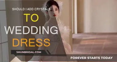 Crystals on Wedding Dresses: A Stylish Touch?