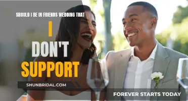 Attending a Friend's Wedding: Support vs. Beliefs