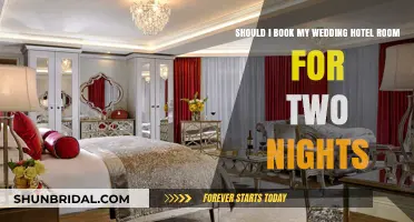 Wedding Hotel Room Dilemma: Is Booking Two Nights Worth It?