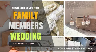 Should You Bring a Gift to Your Family Member's Wedding?
