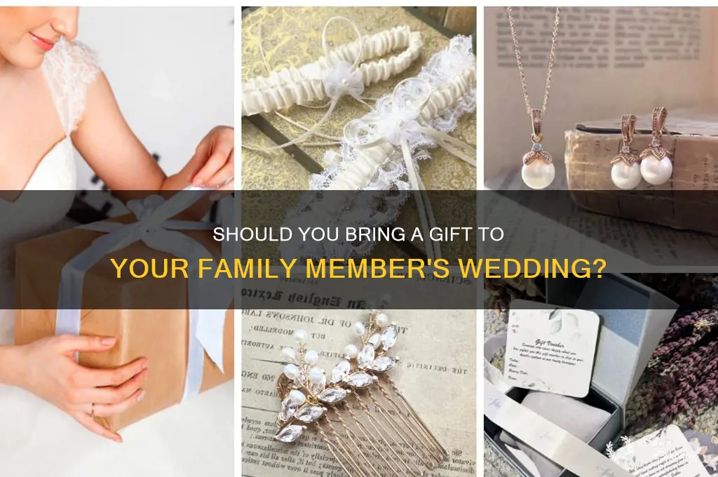 should i bring a gift to my family members wedding