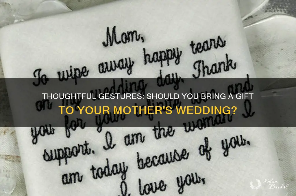 should i bring a gift to my mother