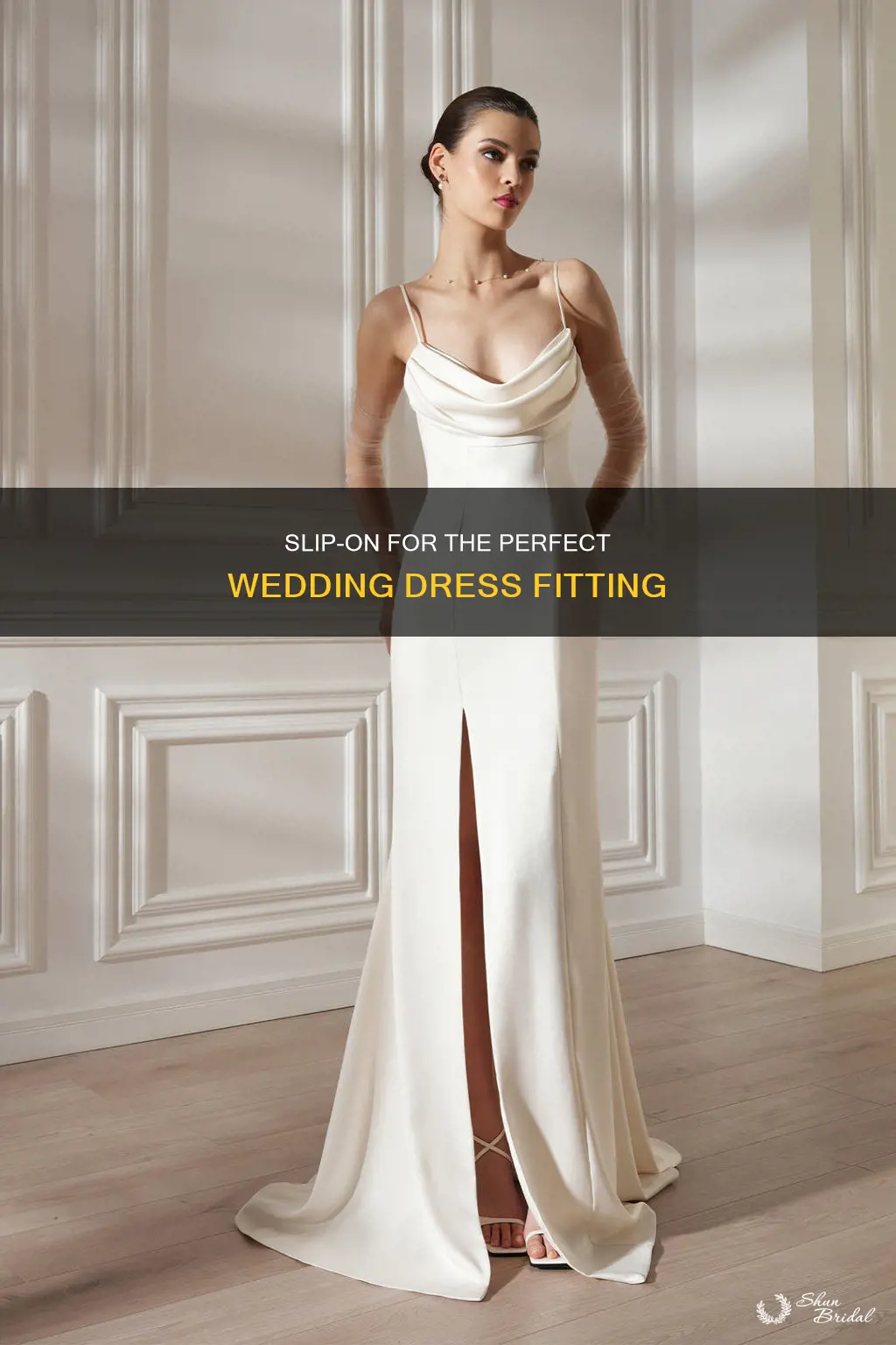 should I bring a slip to try on wedding dresses