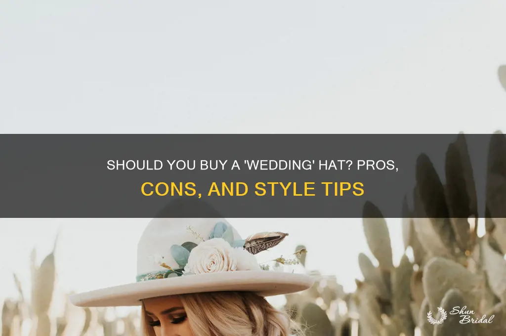 should I buy a hat saying wedding