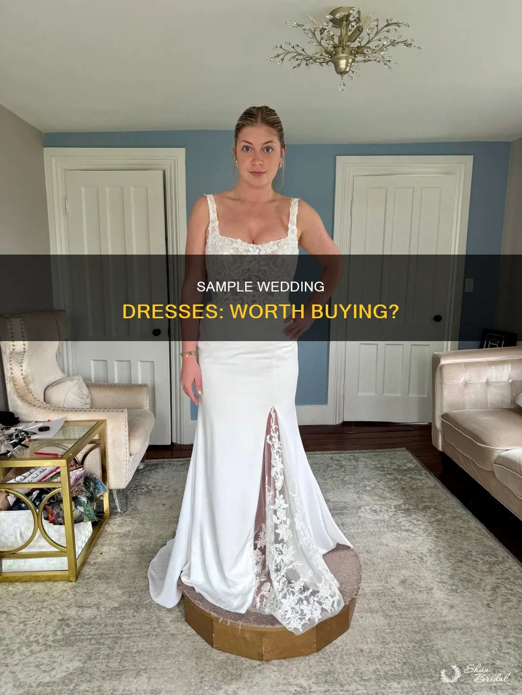 should I buy a sample wedding dress