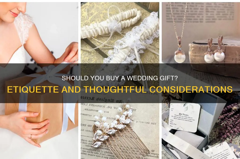 should i buy a wedding gift