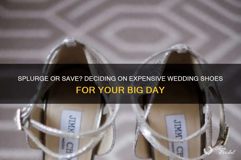 should I buy expensive wedding shoes