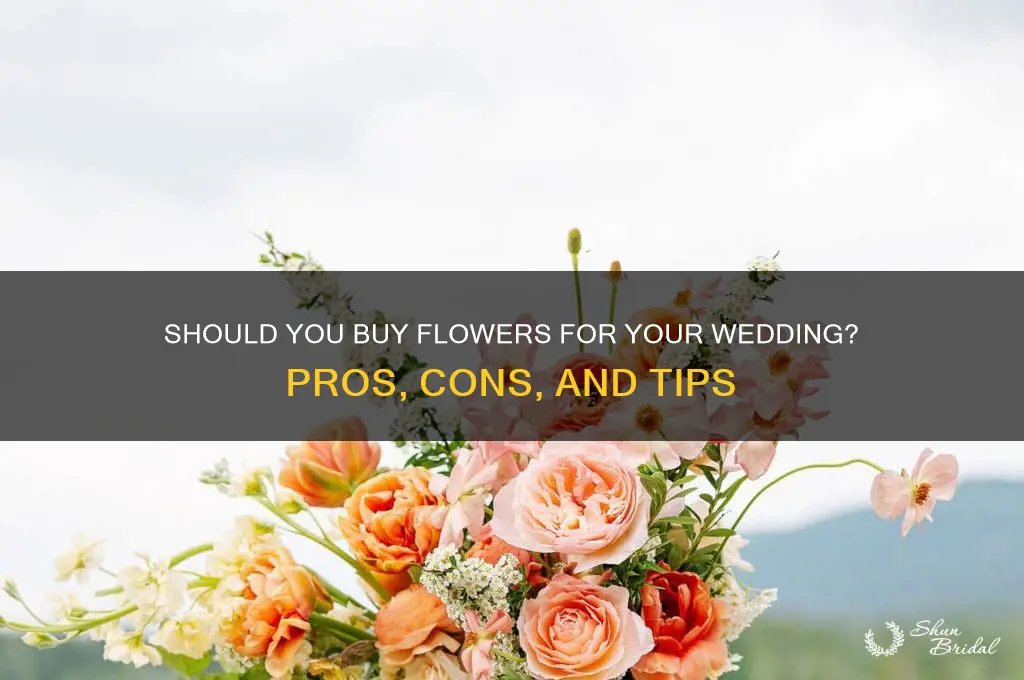 should I buy flowers for my wedding