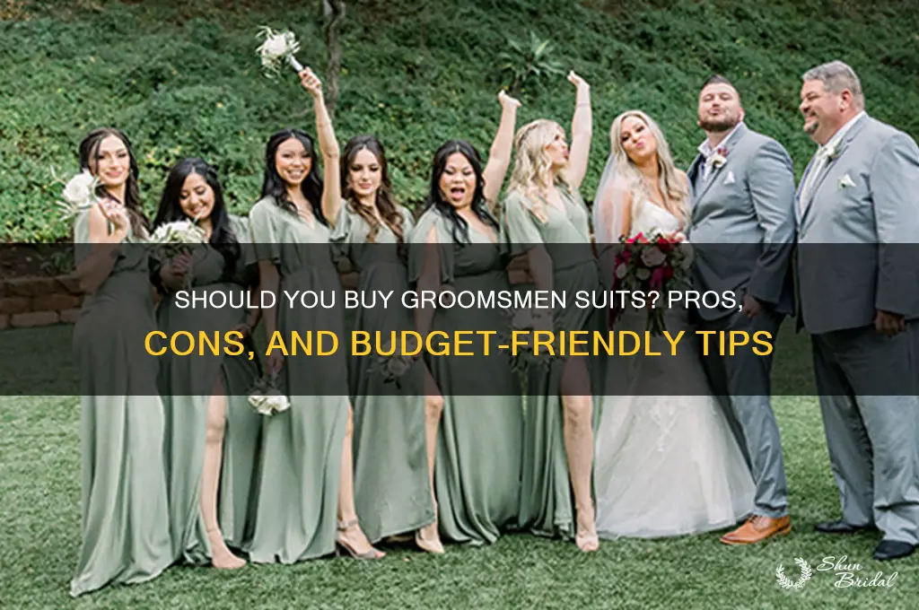 should i buy my groomsmen suits