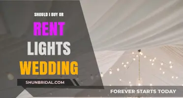 To Buy or Rent Wedding Lights: Cost-Effective Tips for Your Big Day