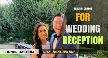 Change into Comfort for Wedding Reception Fun