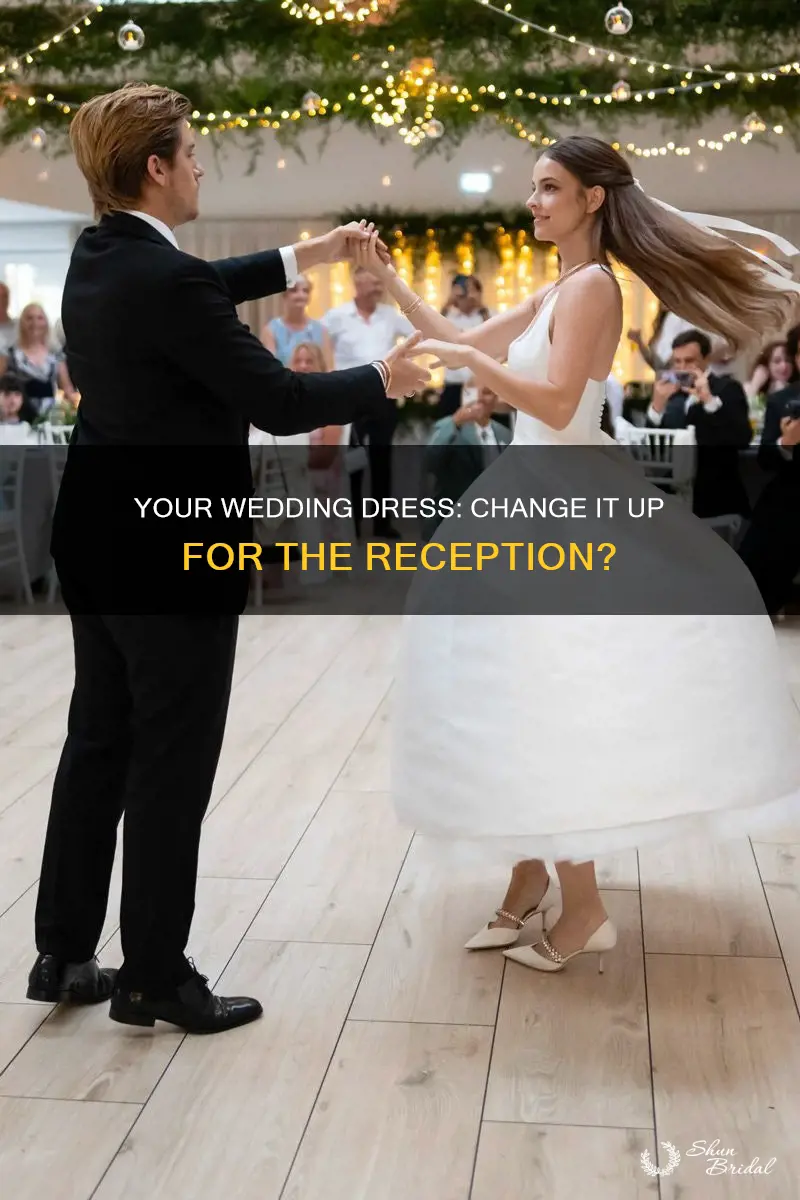 should I change my wedding dress for the reception