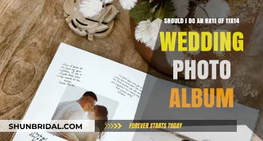 Large-Format Wedding Albums: 11x14 vs. 8x11