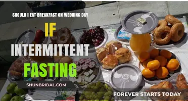 Wedding Day Fasting: Should You Skip Breakfast for Intermittent Fasting?